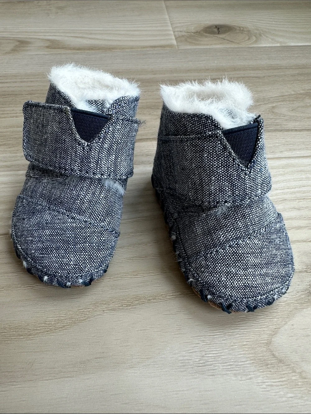 Toms white faux